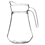 Galicja Pichet à eau SUZI - Pichet à eau en verre - Pichet en verre - Réservoir d'eau en verre - Pichet en verre - Théière en verre - Théière en verre 1,5 l