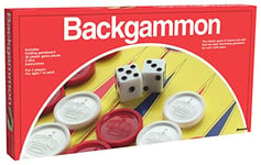 Pressman: Classic Backgammon Set | Traditional Board Games for Kids and Adults | For 2 Players Ages 7+