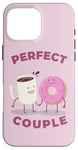 iPhone 16 Pro Max FUNNY COUPLE THE PERFECT COUPLE COFFEE AND DONUTS PERFECT Case