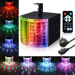 Lampe de Scène LED 18W - ZGEER - Jeux de Lumière Lyre - Soirée Fête Décor - 4 Modes Lumière RGB