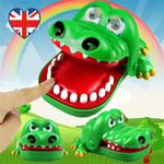 Crocodile Teeth Dentist Game - ABS Hand Pulling Teeth Classic Toy (Green)