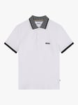 HUGO BOSS Kids' Short Sleeve Polo Shirt, White