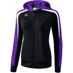 Erima Veste d'entraînement Liga 2.0 avec capuche Veste d'entraînement Liga 2.0 avec capuche Femme noir/dark violet/blanc FR: 3XL (Taille Fabricant: 46)