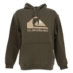 Sweat Capuche Hooded Quiksilver Big Logo Hoodie Kaki