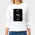 Harry Potter Harry Voldemort Wand Women's Sweatshirt - White - L - White