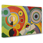 Rhythm Vol.1 By Robert Delaunay Canvas Print for Living Room Bedroom Home Office Décor, Wall Art Picture Ready to Hang, 30 x 20 Inch (76 x 50 cm)