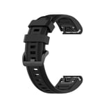Mofun® Silicone Band Strap, Soft Silicone Quick Install Wrist Watch Strap for Garmin Fenix 6S/Pro/Garmin Fenix 5S/Plus (Black)
