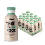 yfood Vegan Choco, tasty vegan meal replacement, THIS IS FOOD drink, 26g of protein, 26 vitamins and mineral, Plant based shake (12 x 500ml)