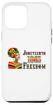 Coque pour iPhone 15 Plus Célébrez le 1er juin 1865 Liberté afro-américaine Pride