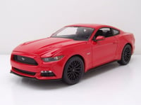 Ford MUSTANG Gt 2015 Maquette de Voiture Rouge 1:18 Maisto