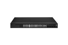 Levelone Igs-2128, Hanterad, L2, Gigabit Ethernet (10/100/1000), Full Duplex, Rackmontering