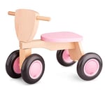 New Classic Toys triporteur/porteur Jeu d’Imitation Éducative pour Enfants, 1422, Rose