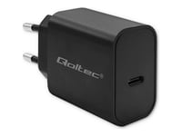 Qoltec - Strömadapter - Super Quick, 5-12V, 1.67A - 20 Watt - 3 A - Pd (24 Pin Usb-C) - Svart