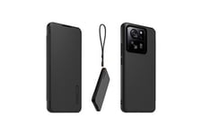 Etui à rabat avec dragonne amovible pour Xiaomi 13T/13T Pro Noir