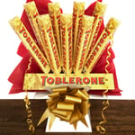 TOBLERONE Deluxe Chocolate Bars Bouquet | Sweet Hamper Dad Christmas Gift