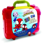 Travel Set - MULTIPRINT - 42135 - 5 tampons Spidey et ses Amis, 10 crayons