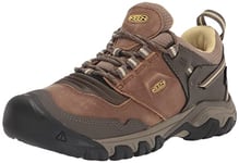 KEEN Women's Ridge Flex Waterproof Hiking Boots, Safari/Custard, 8.5 UK