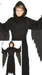 FIESTAS GUIRCA Déguisement Assassin à Couteau de Chasseur d'Esprit pour Enfants - Costume de Faucheuse de la Mort Noire - Costumes d'Halloween pour Filles et Garçons âgés de 3 à 4 Ans