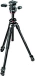 MANFROTTO MK290DUA3-3W - Trépied Kit 290 Dual 90° + rotule MH804-3W