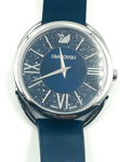 SWAROVSKI CRYSTAL GLAM WATCH LEATHER STRAP BLUE/BLUE 5537961