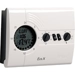 VEMER VN160800 ECO.X-W - Thermostat d'ambiance pour Le Chauffage, Programmation Hebdomadaire, Alimentation par Piles, Blanc