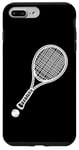 Coque pour iPhone 7 Plus/8 Plus Raquette et balle de tennis Vintage Retro