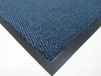 think-louder Anti Slip Rubber Outdoor Floor Mat, Entrance barrier Rugs Home Kitchen Office Door runner in and sizes 40x60/60x90/60x180/90x150/120x180 - BLUE 120X180