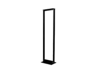 APC NetShelter 2 Post Open Frame Rack - Rack - noir - 45U - 19" - pour P/N: SCL500RMI1UNC, SMTL1000RMI2UC, SMTL750RMI2UC, SMX1500RM2UC, SMX1500RM2UCNC