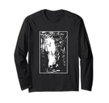 Angel Moroni Delivering the Mormon Book to Joseph Smith Long Sleeve T-Shirt