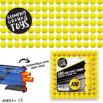 100x Nerf Rival Yellow Foam Bullets for N-Strike Rival Elite Series Blaster