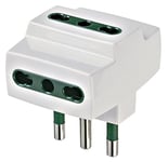 Vimar RI.00321B-Adaptateur de câble Adaptateur pour Prise électrique Blanc