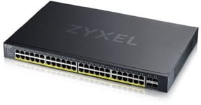 ZyXEL XGS1935-52HP, 48-port GigaLAN PoE 375W + 4x10GbE SFP+, L3 Smart Managed Switch, NebulaFlex