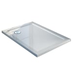 RECEVEUR PLATEAU BAC DOUCHE 70X90 CM BLANC ACRYLIQUE RECTANGLE ANGLE ANGULAIRE