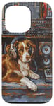 Coque pour iPhone 13 Pro Nova Scotia Retriever Toller Peinture chien amateur de musique