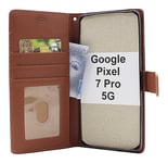 New Standcase Wallet Google Pixel 7 Pro 5G (Brun)