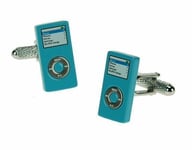 Onyx Art - Novelty Cufflinks In A Presentation Box - Blue Ipod - CK390