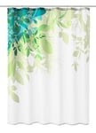 Kleine Wolke Rideau de Douche en Polyester, Vert, 180 x 180 cm