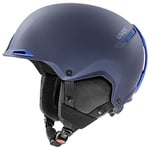 uvex Jakk+ Ias - Casque de Ski pour Hommes et Femmes - Réglage de la Taille Individuel - Ventilation Optimisée - Dark Ink Blue - 52-55 cm