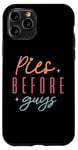 iPhone 11 Pro Retro Pies Before Guys - Retro Thanksgiving Matching Outfit Case