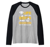 Funny Life Isn't All Dogs And Herbalism Botanical Medicine Raglan Baseball Tee