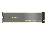 Adata Legend 850 Lite - Ssd - 1000 Gb - Inbyggd - M.2 2280 - Pcie 4.0 X4 (Nvme) - 256 Bitars Aes - Integrerad Kylfläns