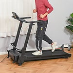 Homcom Treadmill 220-240V LCD with MP3 Black