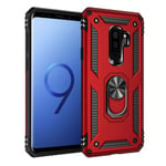 Samsung Galaxy S9 Plus      Military Armour Case    Red