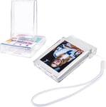 Lot De 2 Boîtes De Rangement Pour Photos De 2X3, Étui Pour Photos Instax, Mini Support Photo Pour Film Instantané Instax Mini 12 11 9 8 7 99 70 40 90 Evo - Transparent