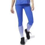 Reebok Crossfit Lux Fade Womens Training Tights Blue Gym Workout Fitness Ladies