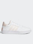 adidas Sportswear Women's Hoops 3.0 Trainers - White/Pink, White, Size 5, Women