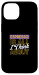 Coque pour iPhone 14 Espresso Boire Caféine Lover Barista Espresso Making