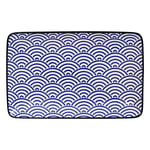 Tokyo Design-Nippon Blue Sushi Plate 13,5x21 cm, Wave