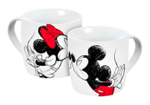 infinite by GEDA LABELS Tasse Mickey Kiss Sketch rouge 300 ml