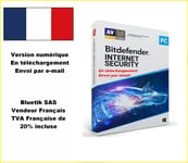 BITDEFENDER Internet Security 2024 - 5 PC 2 Ans  PC Licence ESD envoyée par mail